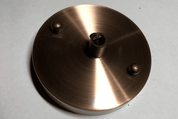 AMP основание круг 100мм old red copper