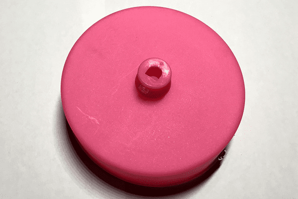 AMP основание круг пластик pink