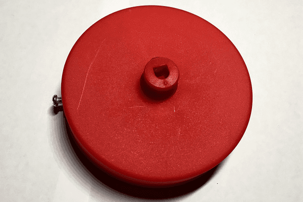AMP основание круг пластик red